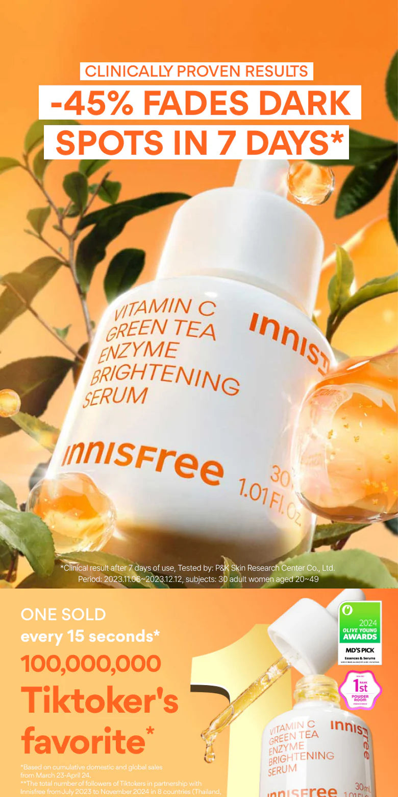 Innisfree Vitamin C Green Tea Enzyme Brightening Serum