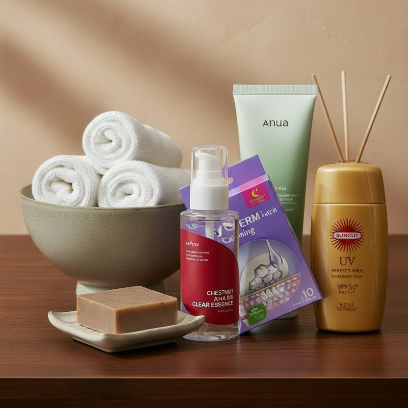 Glass clear pores set