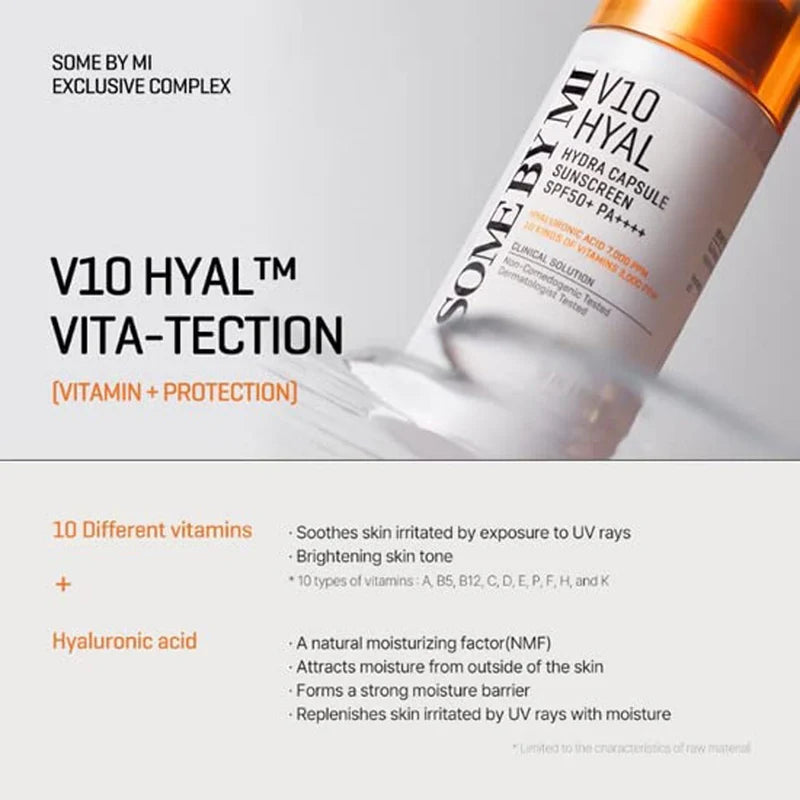 Some By Mi V10 Hyal Hydra Capsule Sunscreen