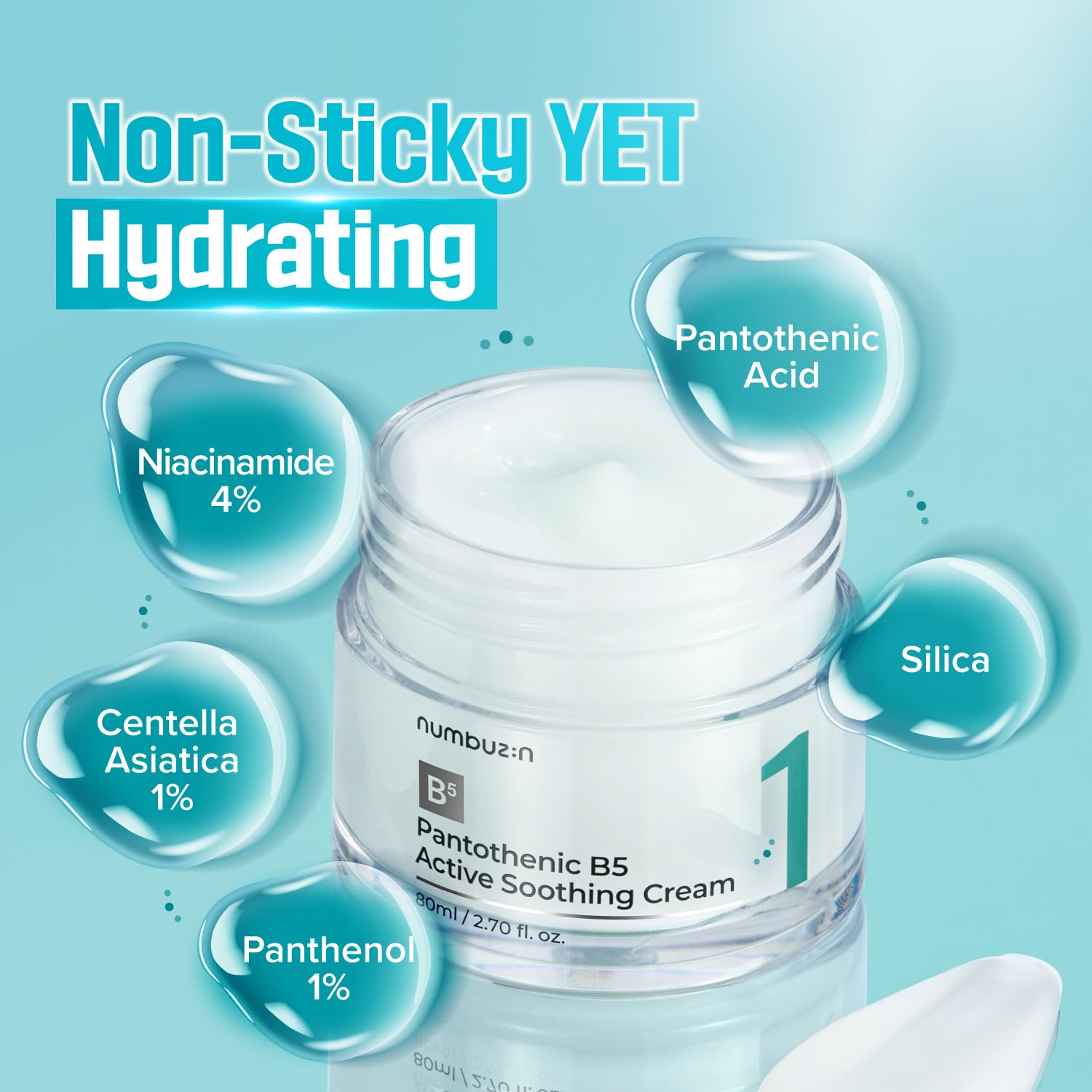 Numbuzin - No.1 Pantothenic B5 Active Soothing Cream
