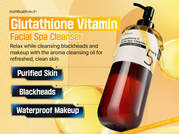 Numbuzin – No.5+ Glutathione C Facial Spa Cleanser (200 ml)