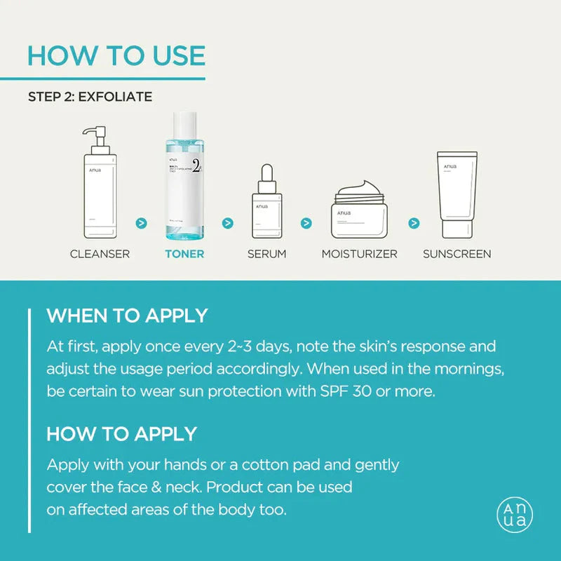Anua BHA 2% Gentle Exfoliating Toner