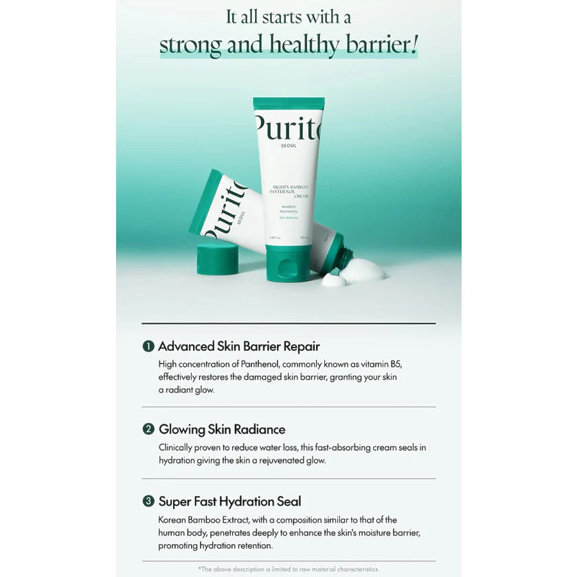 Purito Mighty bamboo Pantenol Cream